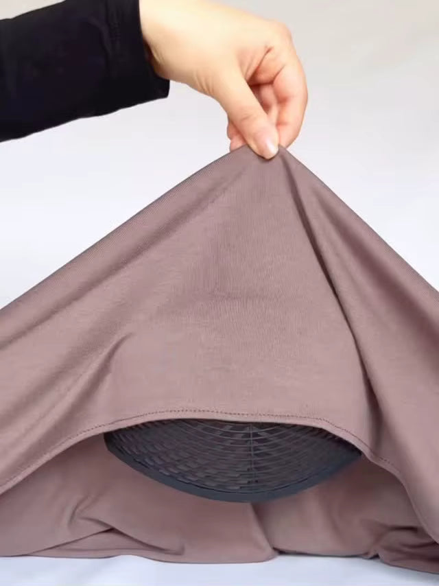 Accessoire Hijab – Sous-bonnet Antidérapant Taj Crown en Caoutchouc Souple pour Femme