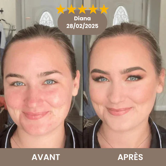 Fond de teint 2-en-1 avec pinceau intégré