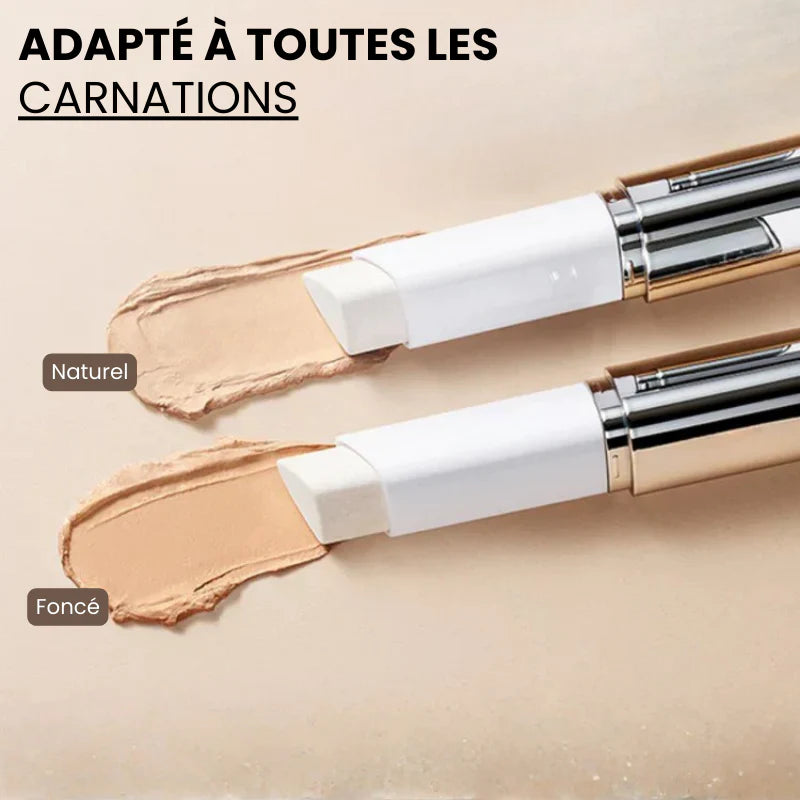 Fond de teint 2-en-1 avec pinceau intégré