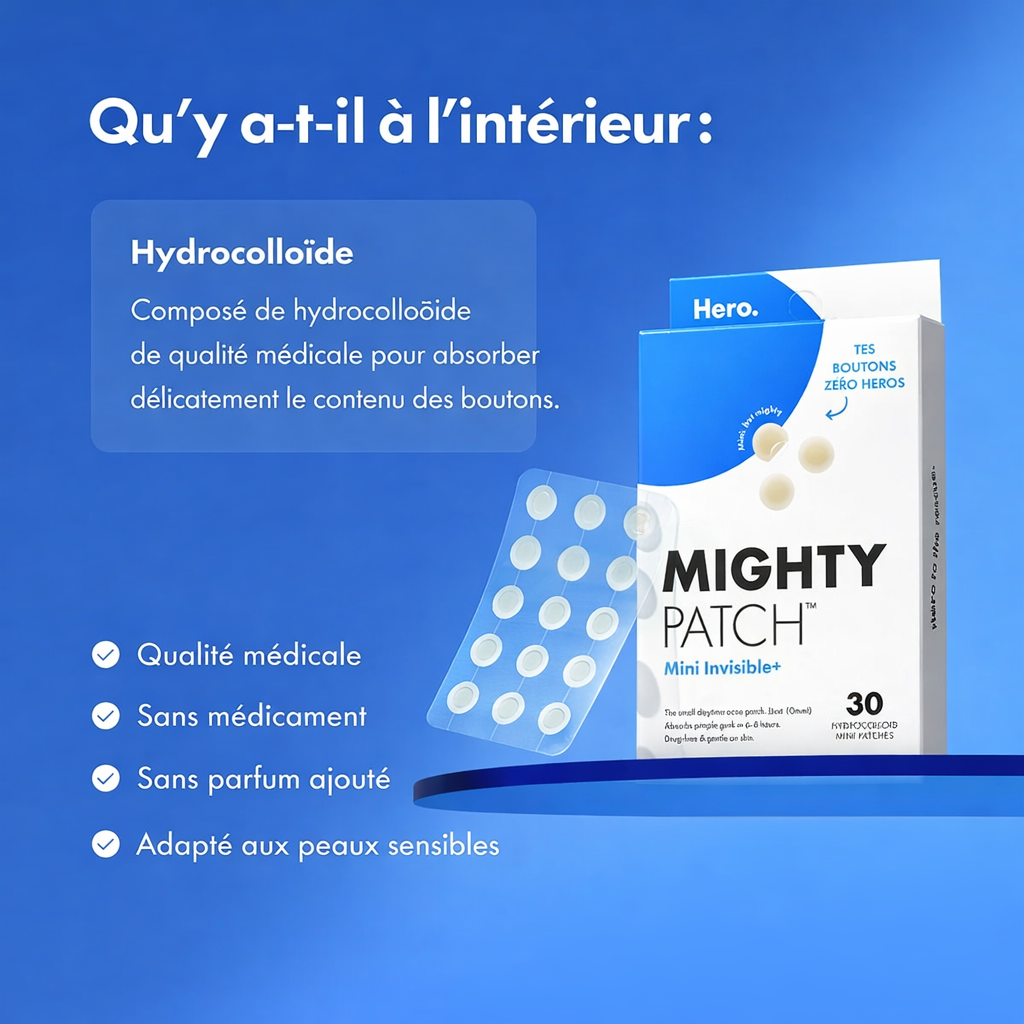 Patch ANTI-ACNÉ  de jour Invisible+ avec technologie hydrocolloïde