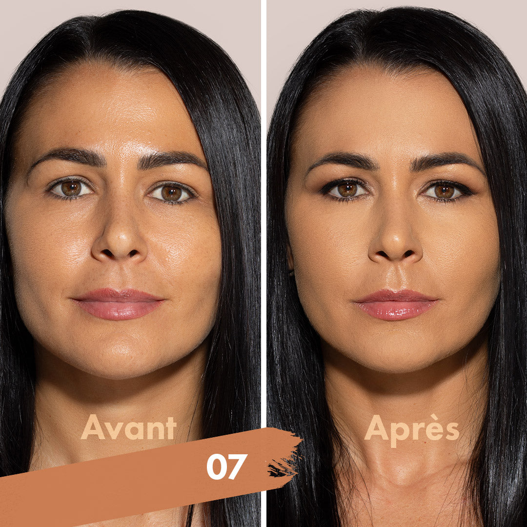 Fond de teint 2-en-1 avec pinceau intégré