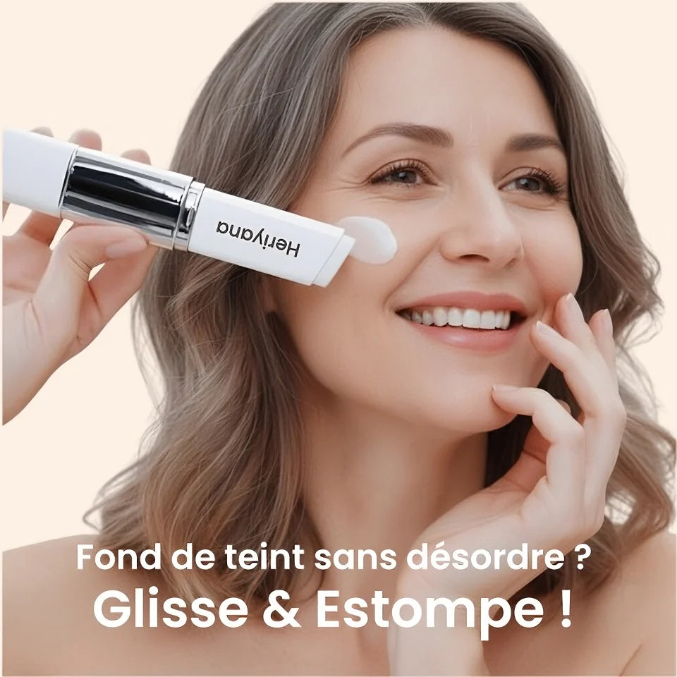 Fond de teint 2-en-1 avec pinceau intégré